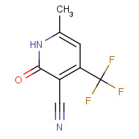 654-49-9 6-METHYL-2-OXO-4-(TRIFLUOROMETHYL)-1,2-DIHYDROPYRIDINE-3-CARBONITRILE chemical structure