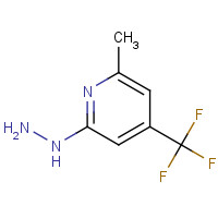22123-09-7 6-METHYL-4-(TRIFLUOROMETHYL)PYRID-2-YL HYDRAZINE chemical structure