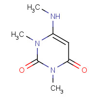 5770-42-3 6-METHYLAMINO-1,3-DIMETHYLURACIL chemical structure