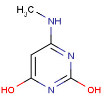 34284-87-2 6-METHYLAMINOURACIL chemical structure