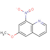 85-81-4 6-METHOXY-8-NITROQUINOLINE chemical structure