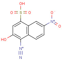 50412-00-5 6-Nitro-1-diazo-2-naphthol-4-sulfonic acid chemical structure