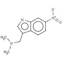 6954-87-6 3-(DIMETHYLAMINOMETHYL)-6-NITROINDOLE chemical structure