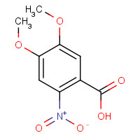 4998-07-6 4,5-Dimethoxy-2-nitrobenzoic acid chemical structure