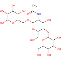 20331-45-7 6-O-[2-ACETAMIDO-2-DEOXY-4-O-(BETA-D-GALACTOPYRANOSYL)-BETA-D-GLUCOPYRANOSYL]-D-GALACTOPYRANOSE chemical structure