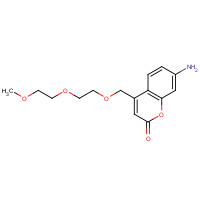 146773-33-3 7-AMINO-4-(2,5,8-TRIOXANONYL)COUMARIN chemical structure