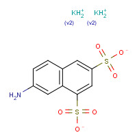 18589-26-9 7-AMINONAPHTHALENE-1,3-DISULFONIC ACID,POTASSIUM SALT chemical structure
