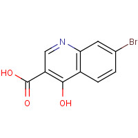82121-06-0 7-BROMO-4-HYDROXYQUINOLINE-3-CARBOXYLIC ACID chemical structure