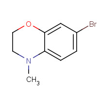154264-95-6 7-BROMO-4-METHYL-3,4-DIHYDRO-2H-1,4-BENZOXAZINE chemical structure