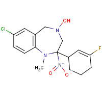 60656-76-0 7-CHLORO-1,3DIHYDRO-5-FLUOROPHENYL-2-NITRO-METHYLENE-2H-1,4-BENZODIAZEPINE-4-OXIDE chemical structure