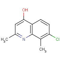 21629-48-1 7-CHLORO-2,8-DIMETHYL-4-QUINOLINOL chemical structure