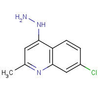 97892-66-5 7-CHLORO-4-HYDRAZINO-2-METHYLQUINOLINE chemical structure