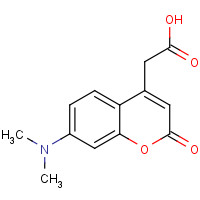 80883-54-1 7-DIMETHYLAMINOCOUMARIN-4-ACETIC ACID chemical structure