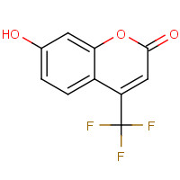 575-03-1 7-HYDROXY-4-(TRIFLUOROMETHYL)COUMARIN chemical structure