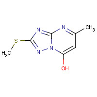 40775-78-8 7-HYDROXY-5-METHYL-2-METHYLTHIO-S-TRIAZOLO[1,5-A]PYRIMIDINE chemical structure