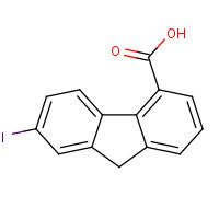 16218-33-0 7-IODO-9H-FLUORENE-4-CARBOXYLIC ACID chemical structure