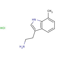 26346-39-4 2-(7-METHYL-1H-INDOL-3-YL)ETHYLAMINE HYDROCHLORIDE chemical structure