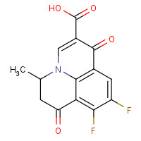 306935-69-3 8,9-DIFLUORO-5-METHYL-1,7-DIOXO-6,7-DIHYDRO-1H,5H-PYRIDO[3,2,1-IJ]QUINOLINE-2-CARBOXYLIC ACID chemical structure
