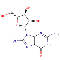 3868-32-4 8-AMINOGUANOSINE chemical structure