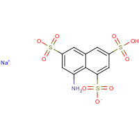 5398-34-5 1-NAPHTHYLAMINE-3,6,8-TRISULFONIC ACID DISODIUM SALT HYDRATE chemical structure