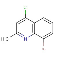 1201-07-6 8-BROMO-4-CHLORO-2-METHYLQUINOLINE chemical structure