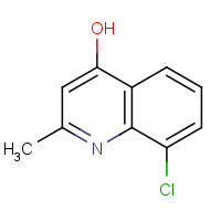 5236-87-3 8-CHLORO-2-METHYL-4-QUINOLINOL chemical structure
