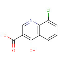 35966-16-6 8-CHLORO-4-HYDROXYQUINOLINE-3-CARBOXYLIC ACID chemical structure