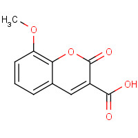 2555-20-6 8-METHOXY-2-OXO-2H-CHROMENE-3-CARBOXYLIC ACID chemical structure