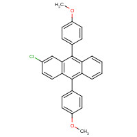 110904-87-5 9,10-Bis(4-methoxyphenyl)-2-chloroanthracene chemical structure