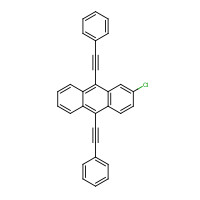 41105-36-6 2-CHLORO-9,10-BIS(PHENYLETHYNYL)ANTHRACENE chemical structure