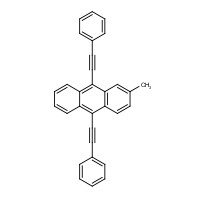51580-23-5 9,10-Bis(phenylethynyl)-2-methylanthracene chemical structure
