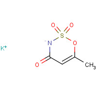 55589-62-3 6-Methyl-1,2,3-oxathiazin-4(3H)-one 2,2-dioxide potassium salt chemical structure