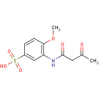 68030-79-5 Acetoacetic-2-methoxy-5-sulfonicacidanilide chemical structure