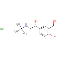 50293-90-8 alfa1-[[1,1-Dimethylethylamino]methyl]-4-hydroxy-1-(S),3-benzene dimethanol Hydrochlorid chemical structure