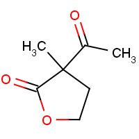 1123-19-9 ALPHA-ACETYL-ALPHA-METHYL-GAMMA-BUTYROLACTONE chemical structure