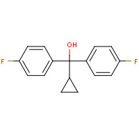 427-53-2 4-fluoro-alpha-cyclopropyl-alpha-(4-fluorophenyl)-benzylic alcohol chemical structure