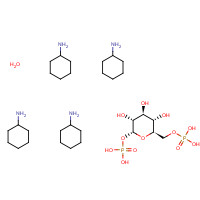 71662-13-0 ALPHA-D-GLUCOSE 1,6-DIPHOSPHATE CYCLOHEXYLAMMONIUM SALT,HYDRATE chemical structure