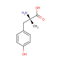 672-87-7 ALPHA-METHYL-L-P-TYROSINE chemical structure