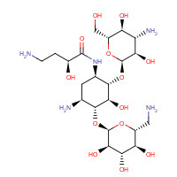 37517-28-5 AMIKACIN chemical structure