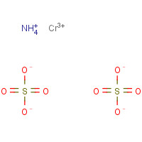13548-43-1 AMMONIUM CHROMIUM(III) SULFATE 12-WATER chemical structure