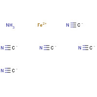 36682-41-4 AMMONIUM DISODIUM PENTACYANOAMMINEFERRATE(II) chemical structure
