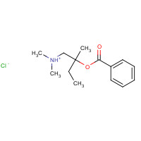 532-59-2 (2-benzoyloxy-2-methylbutyl)dimethylammonium chloride chemical structure