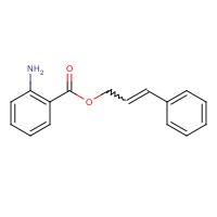 87-29-6 ANTHRANILIC ACID CINNAMYL ESTER chemical structure