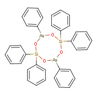 18817-07-7 244688-HEXAPHENYL-1357-TETRAOXA-26-DIARSA-48-DISILACYCLOOCTANE chemical structure