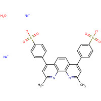 52698-84-7 BATHOCUPROIN SULFONATE HYDRATE chemical structure