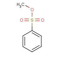 80-18-2 Methyl benzenesulfonate chemical structure