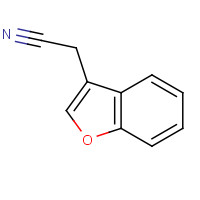 52407-43-9 1-BENZOFURAN-3-YLACETONITRILE chemical structure