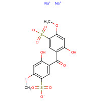76656-36-5 Disodium 2,2'-dihydroxy-4,4'-dimethoxy-5,5'-disulfobenzophenone chemical structure