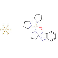 128625-52-5 Benzotriazole-1-yl-oxytripyrrolidinophosphonium hexafluorophosphate chemical structure