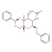 13343-63-0 BENZYL 2-ACETAMIDO-4,6-O-BENZYLIDENE-2-DEOXY-ALPHA-D-GLUCOPYRANOSIDE chemical structure
